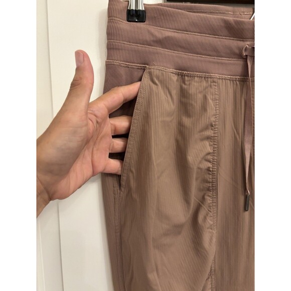 Lululemon Dance Studio Jogger Pants Women’s 6 Brown Spanish Oak Stretch Tapered - Picture 5 of 11